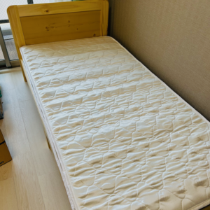 家具レンタルシングルベッドの写真