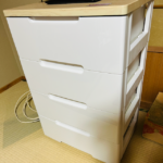 京都府京都市山科区で冷蔵庫と電子レンジとテレビ台と4段ウッドトップチェストを家電レンタルと家具レンタルしていただきました！