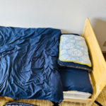 大阪府吹田市でテレビとシングルベッドと布団セットを家電レンタルと家具レンタルしていただきました！