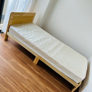 家具レンタルシングルベッドの写真