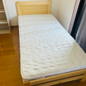 家具レンタルシングルベッドの写真
