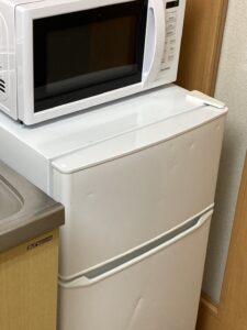 冷蔵庫と電子レンジ