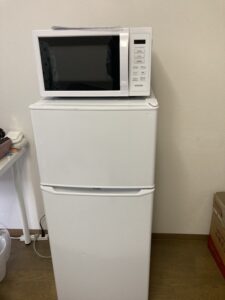 冷蔵庫と電子レンジ
