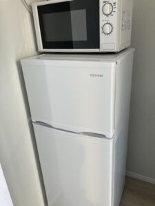 冷蔵庫と電子レンジ