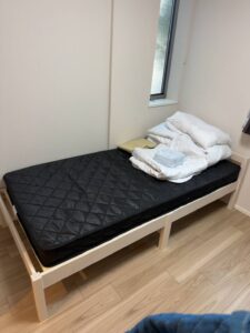 家具レンタルシングルベッドの写真