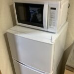 茨城県つくば市で冷蔵庫と洗濯機と電子レンジを家電レンタルしていただきました。