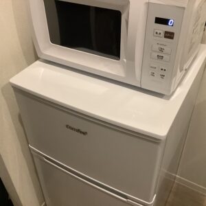 冷蔵庫と電子レンジ