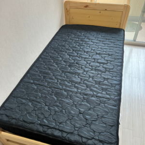 家具レンタルシングルベッドの写真