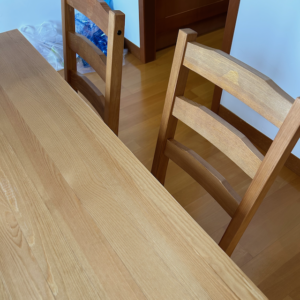 家具レンタルダイニング５点セットの写真