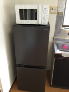 電子レンジと冷蔵庫
