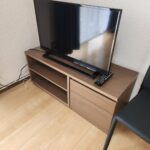 宮城県名取市で冷蔵庫と洗濯機と電子レンジと液晶テレビとローボードを家電レンタル家具レンタルしていただきました。