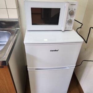 家電レンタル冷蔵庫と電子レンジの画像