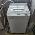 福島県いわき市で洗濯乾燥機と洗濯機ラックを家電レンタル家具レンタルしていただきました。