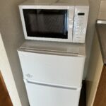 茨城県牛久市で冷蔵庫と洗濯機と電子レンジを家電レンタルしていただきました。