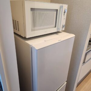 家電レンタル冷蔵庫と電子レンジの画像