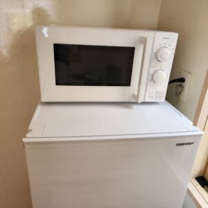 家電レンタル冷蔵庫と電子レンジの画像
