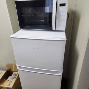 家電レンタル冷蔵庫と電子レンジの画像